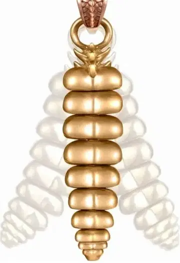 방울뱀 펜던트 액세서리 목걸이 스네이크 선물로도