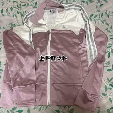 adidas 트랙 자켓 저리 상하의 세트 여성용 핑크