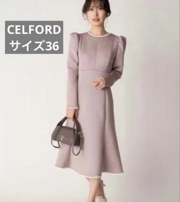 [새상품급] celford 레이스 트리밍 분또 원피스