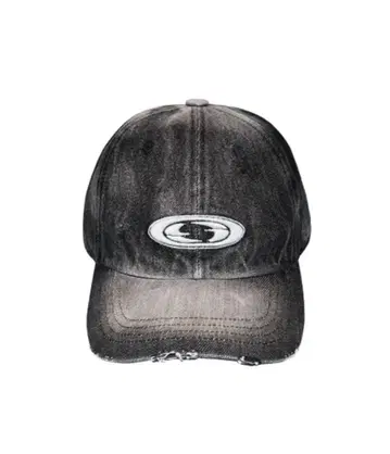 [ GRAILZ ] DENIM OVAL LOGO CAP [BLACK]