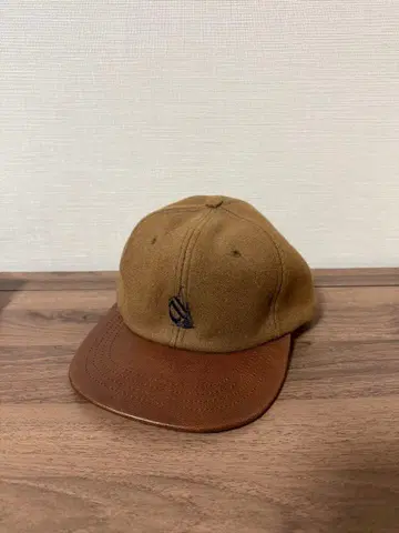 NAUTICA 울 가죽 캡 90s