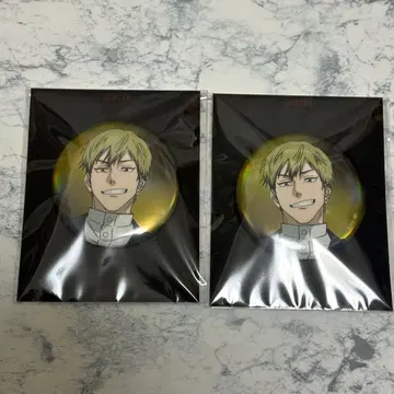 주술회전 사멸회유 애니메이트 카페 글리터 캔뱃지 젠인 나오야 2개