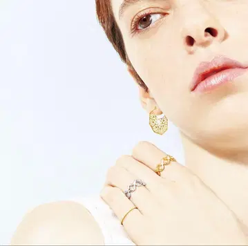 STAR JEWELRY 스타 주얼리 K10 OPENWORK 귀걸이