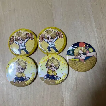 컬러풀 피치 타츠 군 캔뱃지 세트