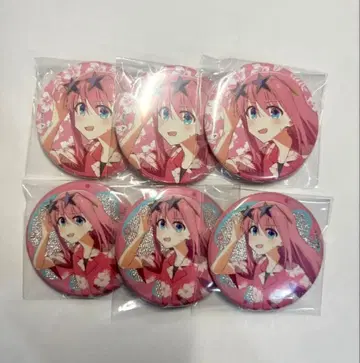 봇치 더 록! 하와이안 셔츠 고토 히토리 캔뱃지 6개