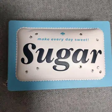 케이트 스페이드 Sugar 크리스탈 장식 카드 케이스