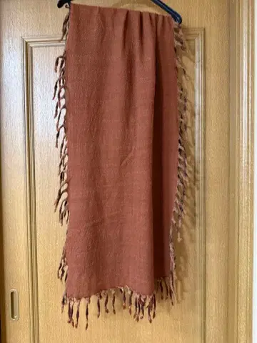 요건 레일 벽돌색 프린지 스톨