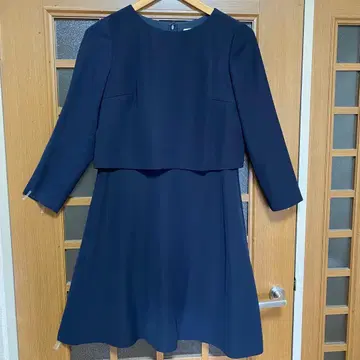 매킨토시 철학 포멀 원피스 네이비 38(M) 새상품급