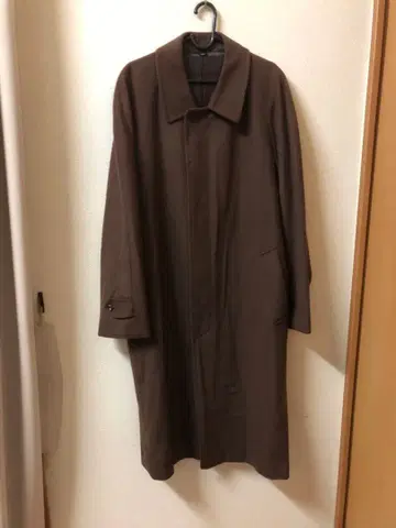 KENNES 캐시미어 브라운 캐시미어 울 코트