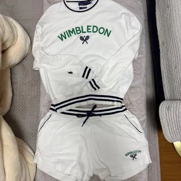 [ 랄프 로렌 ] Wimbledon 맨투맨 세트 화이트