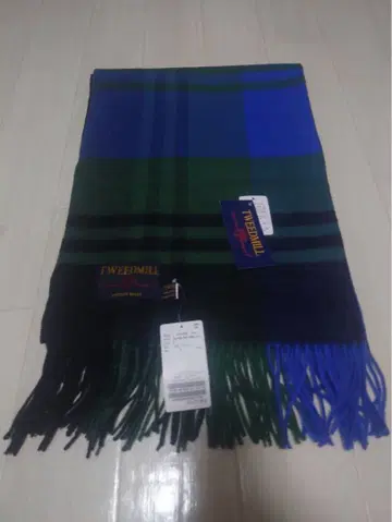 [ 미사용 새상품 ] TWEEDMILL/트위드밀 체크 스톨