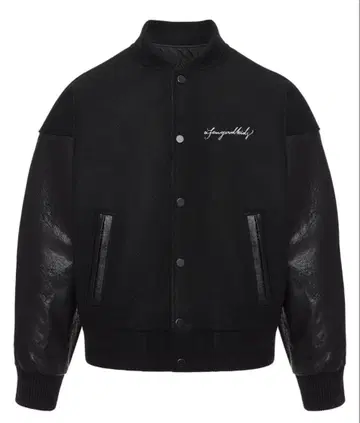 A Few Good Kids 서클 로고 바시티 자켓 L 사이즈 블랙