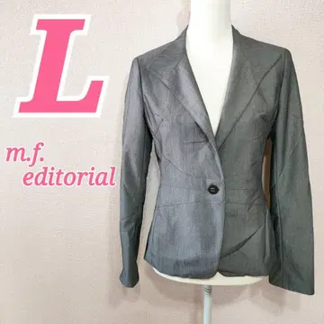 m.f. editorial 그레이 긴팔 자켓 L 수트 블레이저