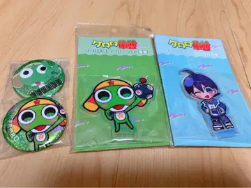 개구리 중사 케로로 캔뱃지 2개 + 아크릴 스탠드