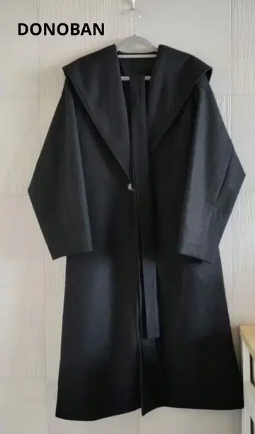 DONOBAN 페이크 울 세일러 코트