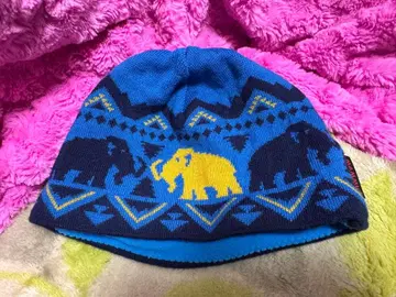 MAMMUT 코끼리 패턴 니트 모자