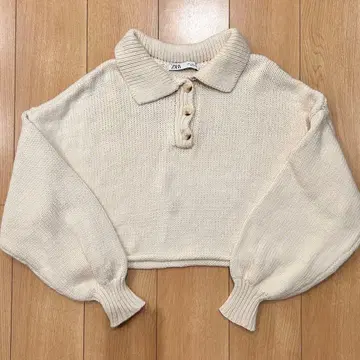 ZARA 니트 피케 셔츠