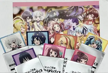 좀비랜드 사가  영화 입장자 특전 스티커 전종 비주얼 보드