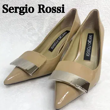미사용급 sergio rossi 스틸레토 펌프스 36 sr1