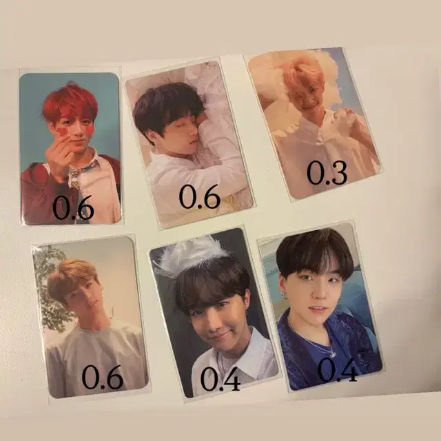 방탄 앨범 포카