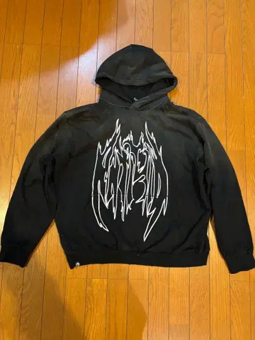 ANTIMID 블랙 후드티