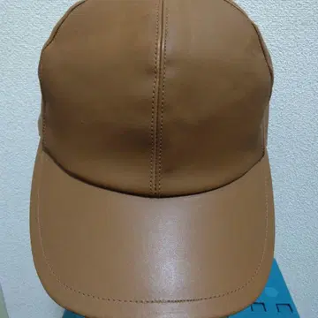 CA4LA 가죽 캡 브라운 브라운