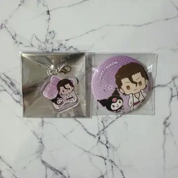 산리오 x BLEACH 캔뱃지 혜택 클리어 참 쿠로미 아이젠 소스케