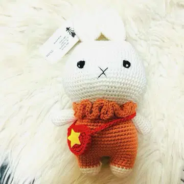 Designer greetings 아미구루미 토끼 미사용 택 포함