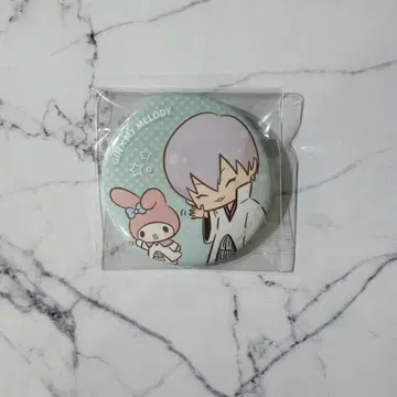 산리오 x BLEACH 캔뱃지 마이멜로디 이치마루 긴