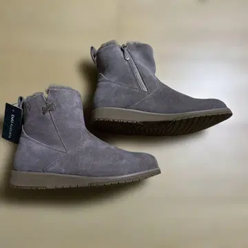 새상품 미사용 EMU Australia 무스탕 숏부츠 그레이 24cm