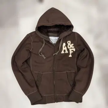 00s A&F Abercrombie&Fitch 브라운 후드티 마카오 제조