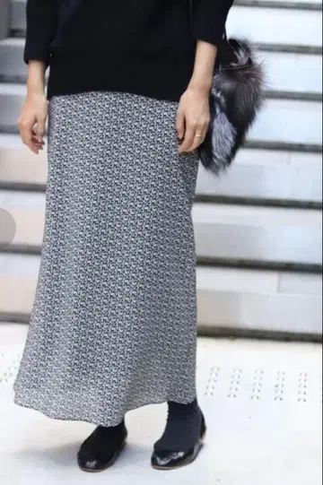 FRAMeWORK 프티 플라워 맥시 스커트