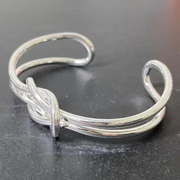 매듭 리본 실버 925 뱅글 팔찌 실버 b018