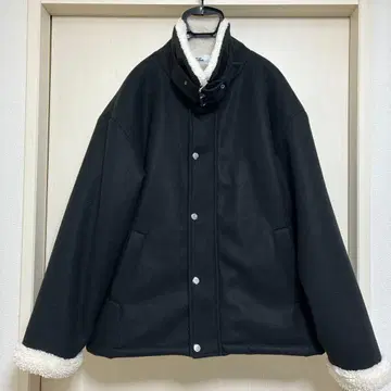 루즈 블랙 보아 자켓 남성용