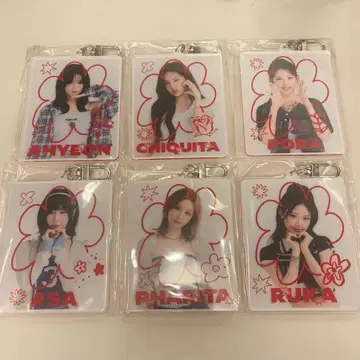 BABYMONSTER 복권 B상 빅 키링 6개 세트