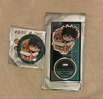 주술회전 박단야키혼포 아크릴 스탠드 캔뱃지 후시구로 메구미