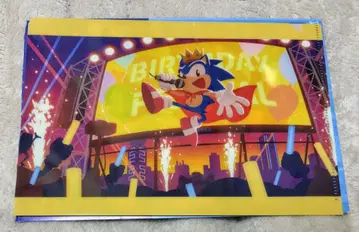 소닉 클리어 파일 SONICPICT a5 사이즈 세가 스토어