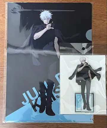 애니메이션 주술회전전 고죠 사토루 아크릴 스탠드 클리어 파일