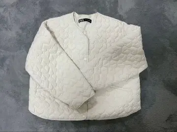 ZARA 하트 퀼팅 자켓 L 사이즈