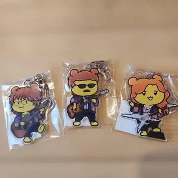 THE ALFEE 포테곰 아크릴 키링 3개 세트