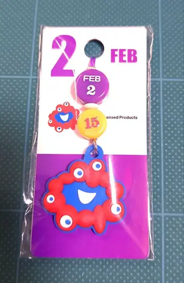 [미사용 새상품] 미야쿠미야쿠 키링 기념일 스트랩 2/15