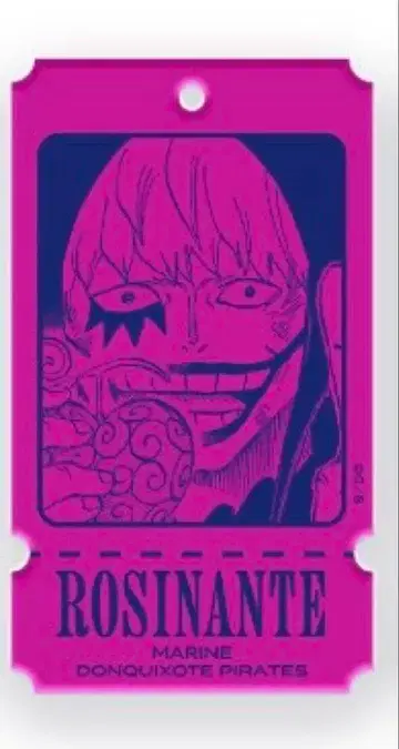 로시난테 코라손 ONE PIECE BASE 티켓 키링