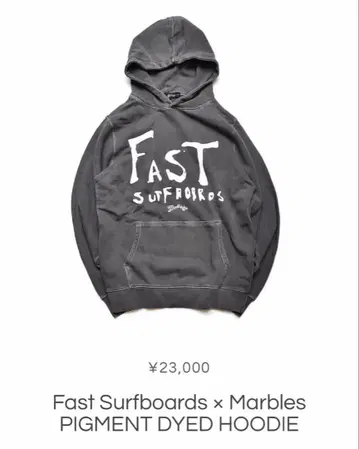 Fast Surfboards x Marbles 후드티