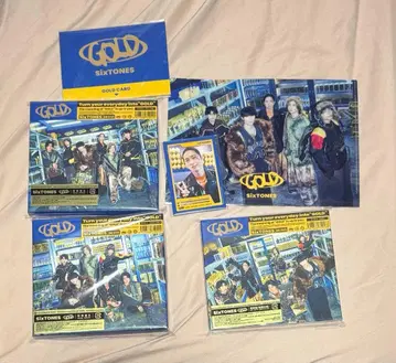 SixTONES GOLD 초회판 3형태 세트 특전 포함 Blu-ray