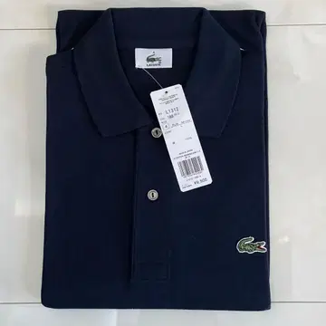 LACOSTE 네이비 긴팔 피케 셔츠 L 새상품
