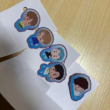 시마무라 BTS 콜라보 블라인드 브로치 5점