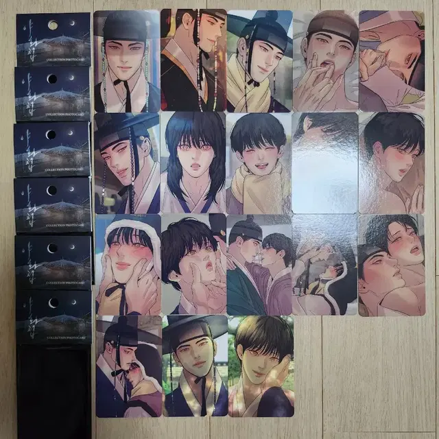 야화첩 컬렉션 포토카드 포카 드볼 + 아크릴 스탠드 일괄