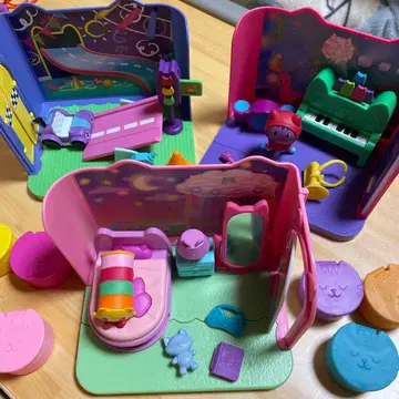 개비의 인형의 집 플레이룸 3개 세트