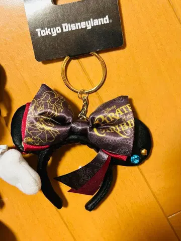 디즈니 미니 리본 파이리츠 캐리비안 해적 머리띠