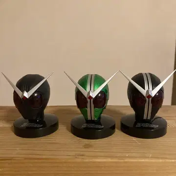 마스크콜렉션 프리미엄 가면라이더 W 3체 세트 프리미엄 반다이 한정판